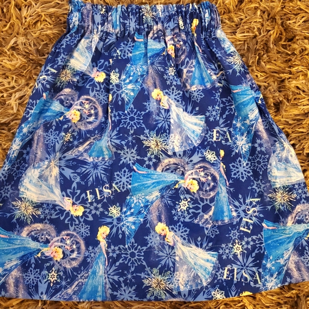 Girls 5t-6t New Handmade Frozen Elsa Skirt